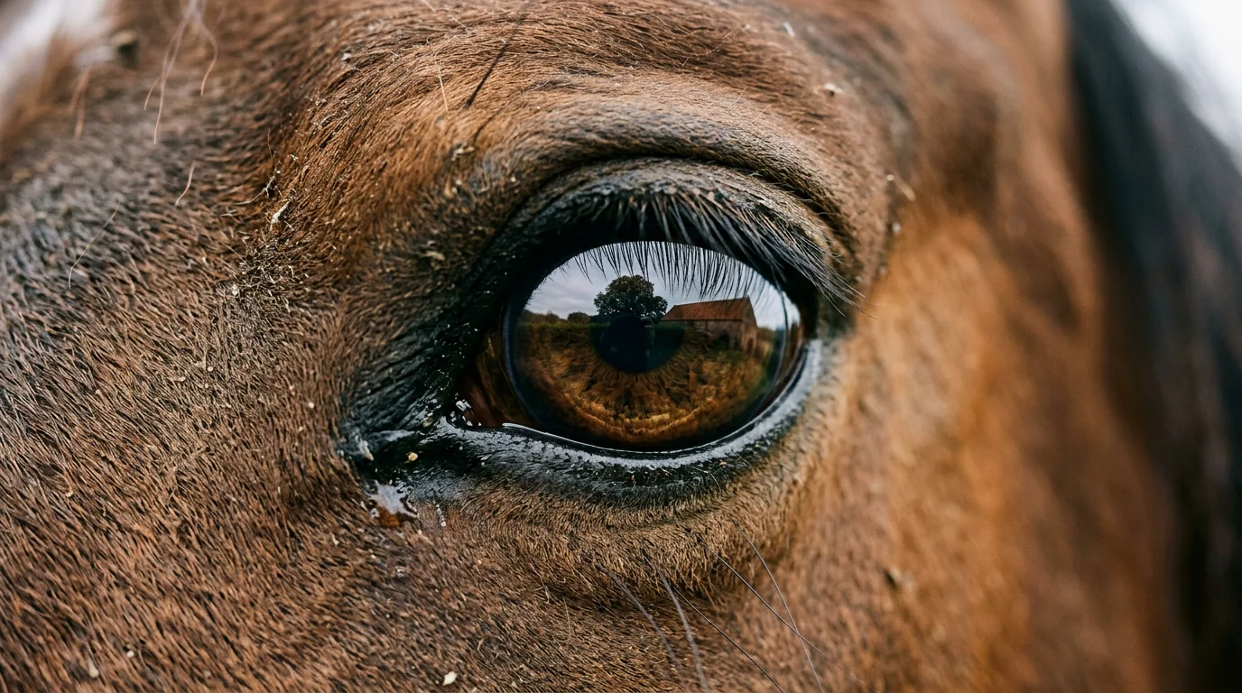 Un regard de cheval, Les Écuries de la Drôme Provençale, Grignan
